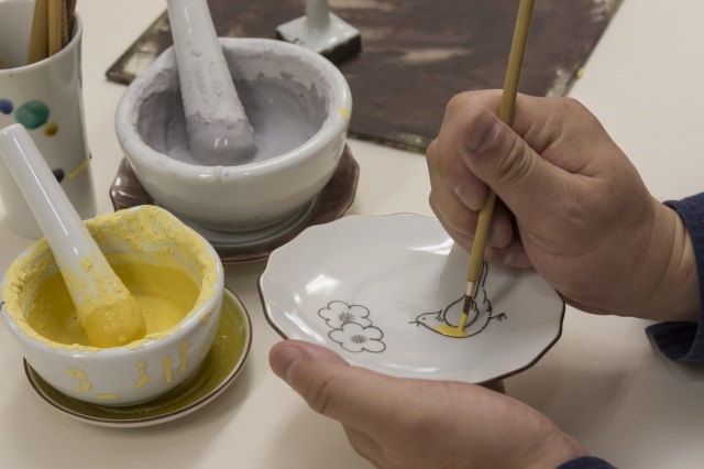 ギャラリーcoco 絵付け体験