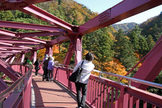 山中温泉 あやとりはし 紅葉