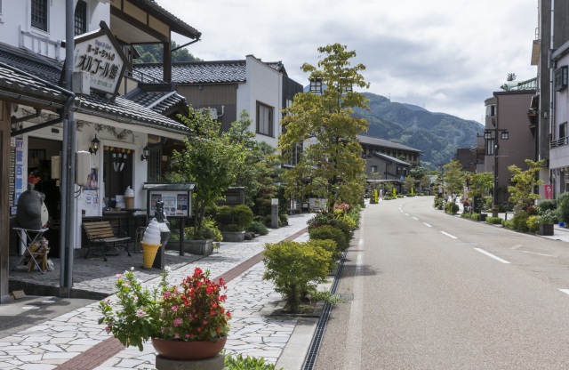 山中温泉 ゆげ街道