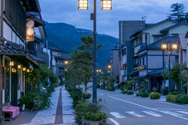 山中温泉 ゆげ街道