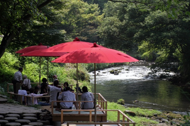 山中温泉 鶴仙渓 川床