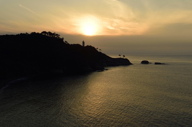 加佐の岬 夕暮れ